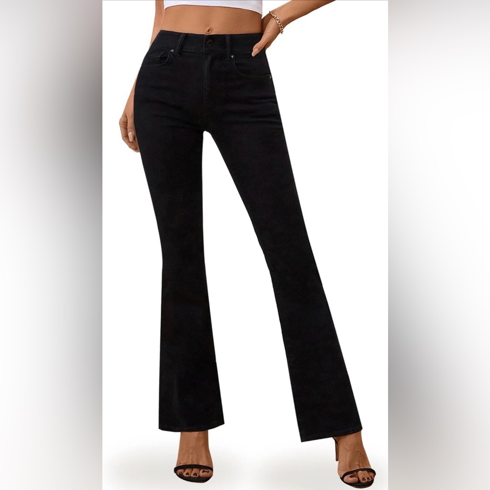 Black Flare Jeans
